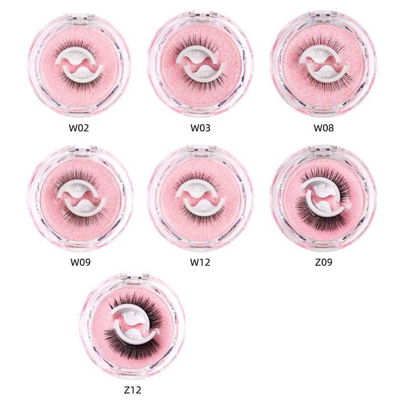 Beauty Makeup Looks - 3D 인조 속눈썹 셀프 접착 크리스탈