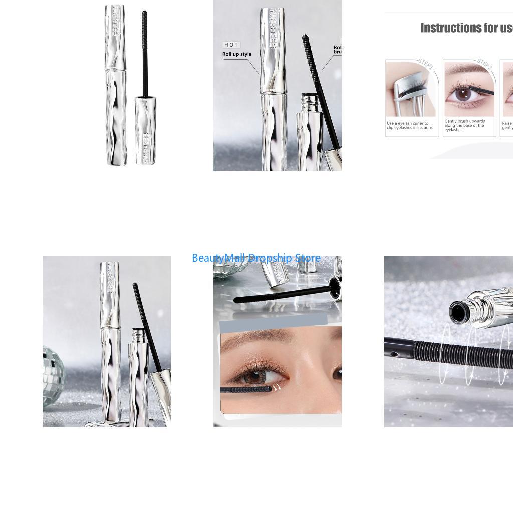 Waterproof Mascara Wand - 40JD 철 완드 마스카라, 금속 마스카라