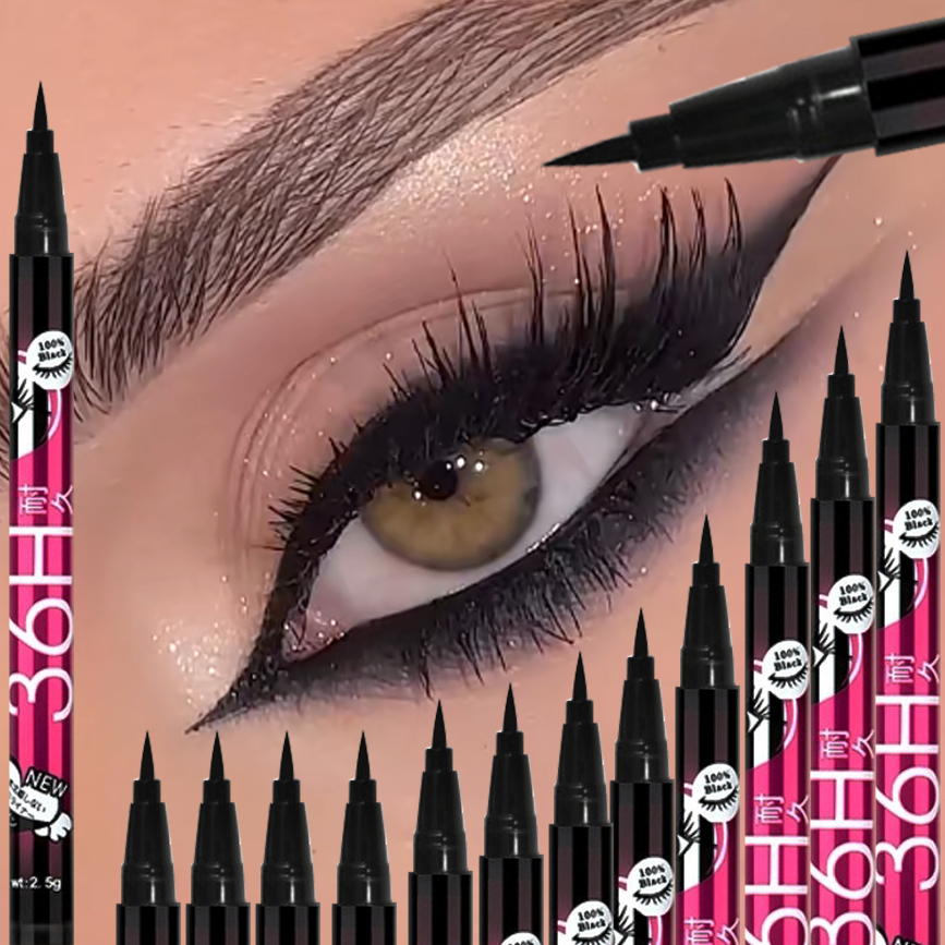 Beauty Linasi Makeup - 1/5/12PCS 블랙 리퀴드 아이 라이너 세트