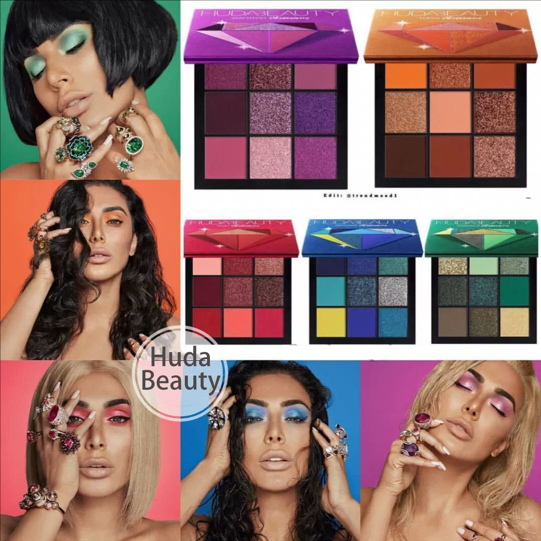 Beauty Huda Makeup - 후다 뷰티 9색 팔레트 다이아몬드 자수정