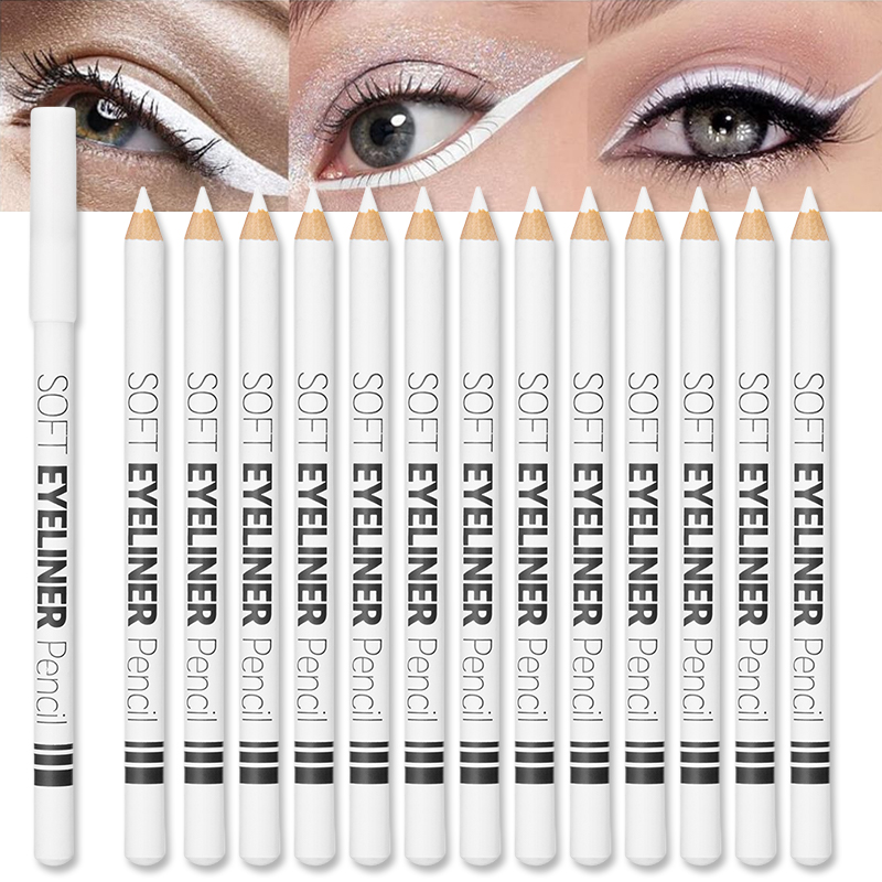 1/12pcs 화이트 아이 라이너 메이크업 부드럽고 착 - Beauty Linasi Makeup 리뷰 및 가격