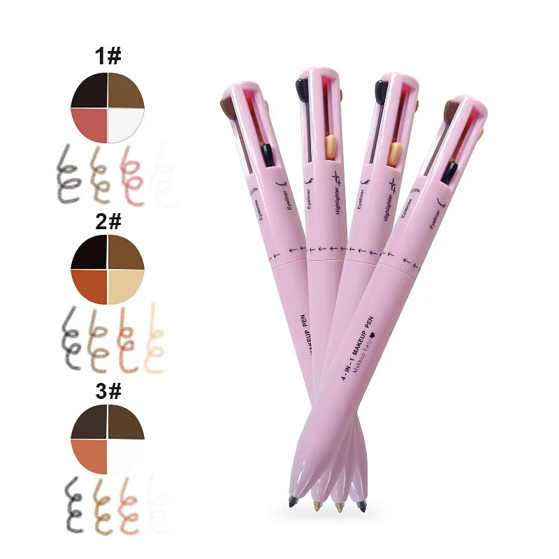 4 in 1 아이브로우 펜슬 립 라이너 하이라이터 펜  - Beauty Linasi Makeup 리뷰 및 가격