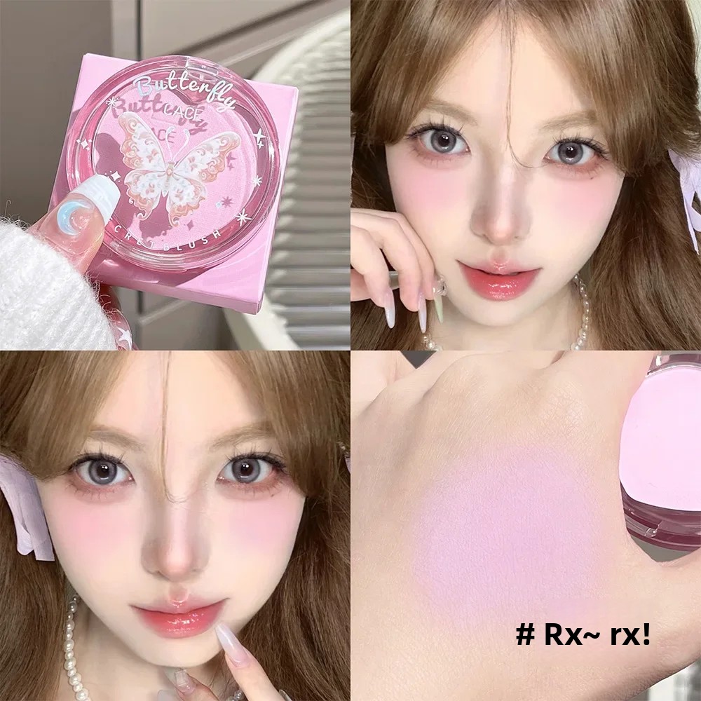 로맨틱 버터플라이 3색 블러쉬 팔레트 치크 파우더 매트 - Beauty Makeup Looks 리뷰 및 가격