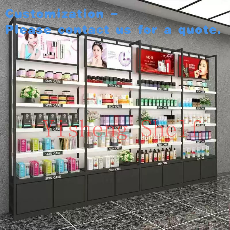 맞춤형 신규 디자인 헤비 듀티 메탈릭 슈퍼마켓 화장품  - Beauty Makeup Shop 리뷰 및 가격