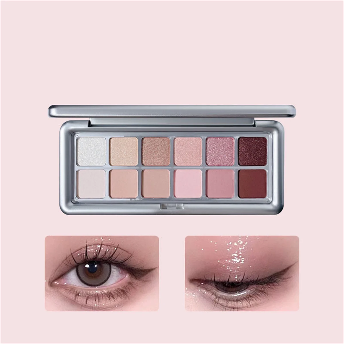 12 컬러 아이 섀도우 플레이트 매트 펄 아이 섀도우  - Beauty Huda Makeup 리뷰 및 가격