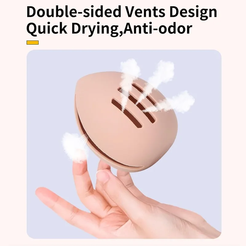 실리콘 뷰티 에그 통기성 및 메이크업 스폰지 박스, 방 - Beauty Makeup Bag 리뷰 및 가격