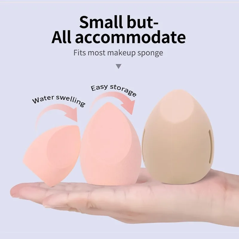 실리콘 뷰티 에그 통기성 및 메이크업 스폰지 박스, 방 - Beauty Makeup Bag 리뷰 및 가격