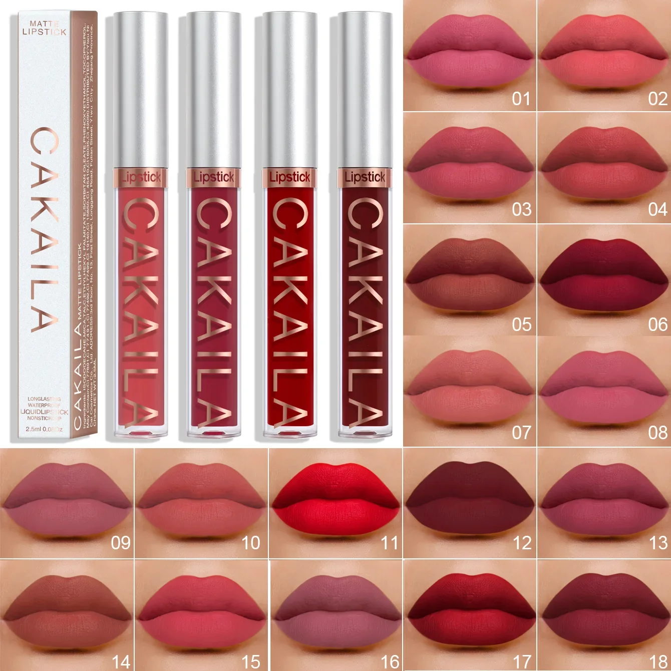 메이크업 여성 뷰티 레드 논 스틱 컵 방수 립 글로스  - Beauty Huda Makeup 리뷰 및 가격