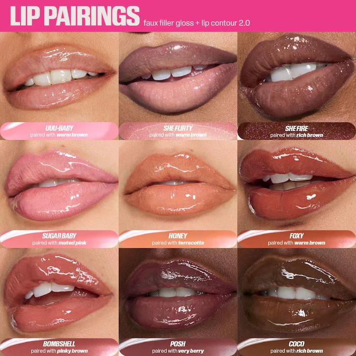 후다 뷰티 포 페이울러 샤이니 논스티키 립글로스 하이드 - Beauty Huda Makeup 리뷰 및 가격