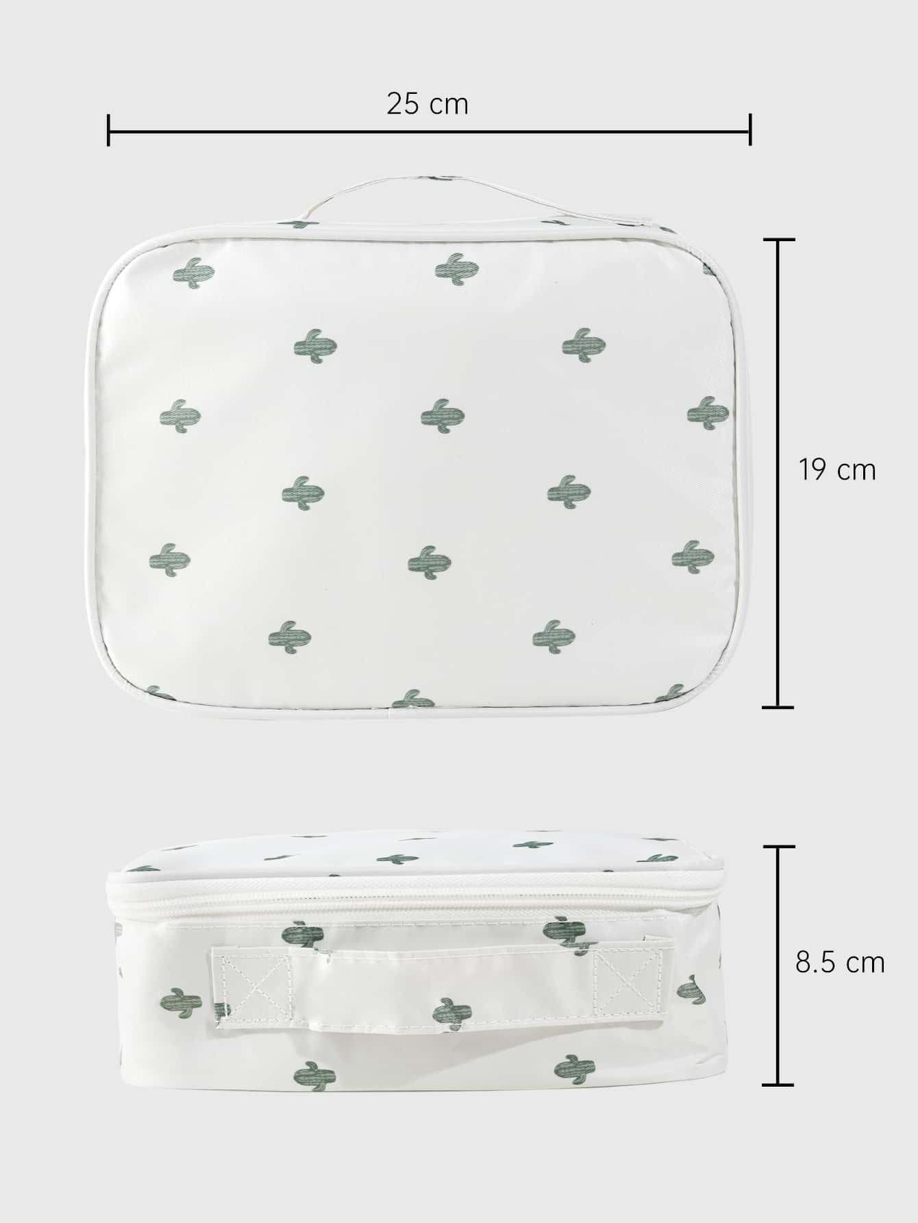 1 Pcs 선인장 인쇄 방수 화장품 가방 휴대용 핸드  - Beauty Makeup Bag 리뷰 및 가격