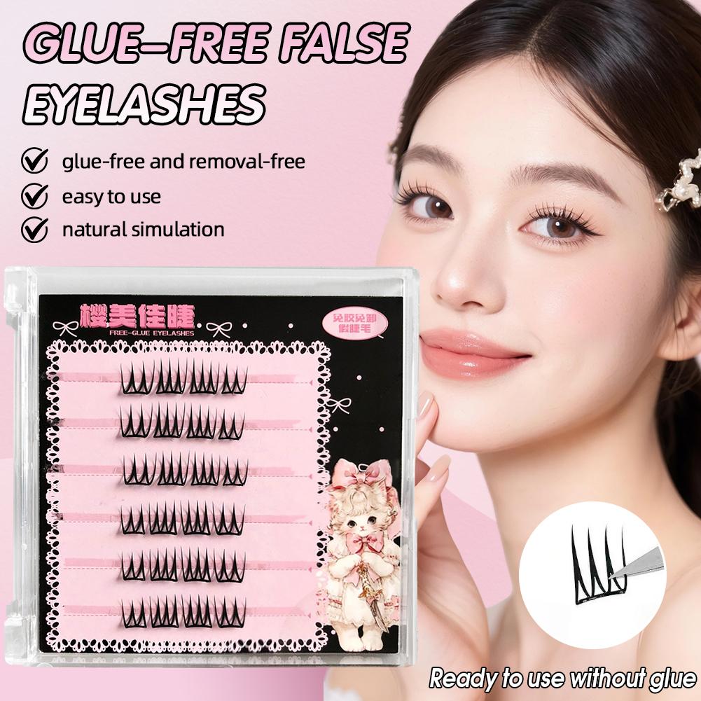 DIY 셀프 접착 인조 속눈썹 개별 속눈썹 자연스러운  - Beauty Makeup Looks 리뷰 및 가격