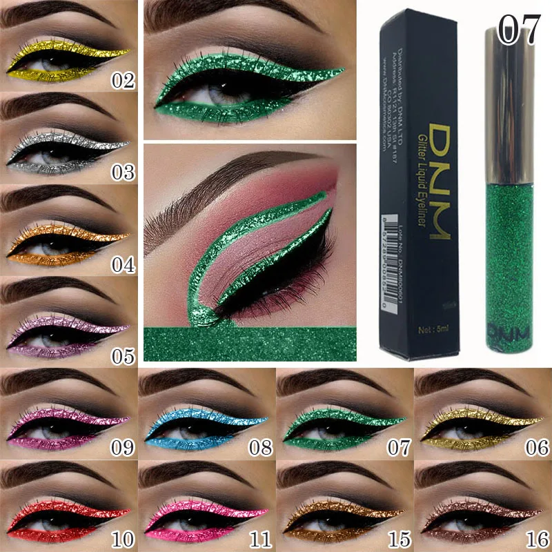 16 가지 색상 다이아몬드 리퀴드 아이 라이너 프로페셔 - Beauty Linasi Makeup 리뷰 및 가격